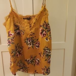 Abercrombie lace trim tank